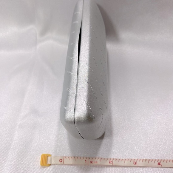 Balenciaga Hard Eyeglasses Sunglasses Leather Case Set in Silver NEW - Picture 6 of 7